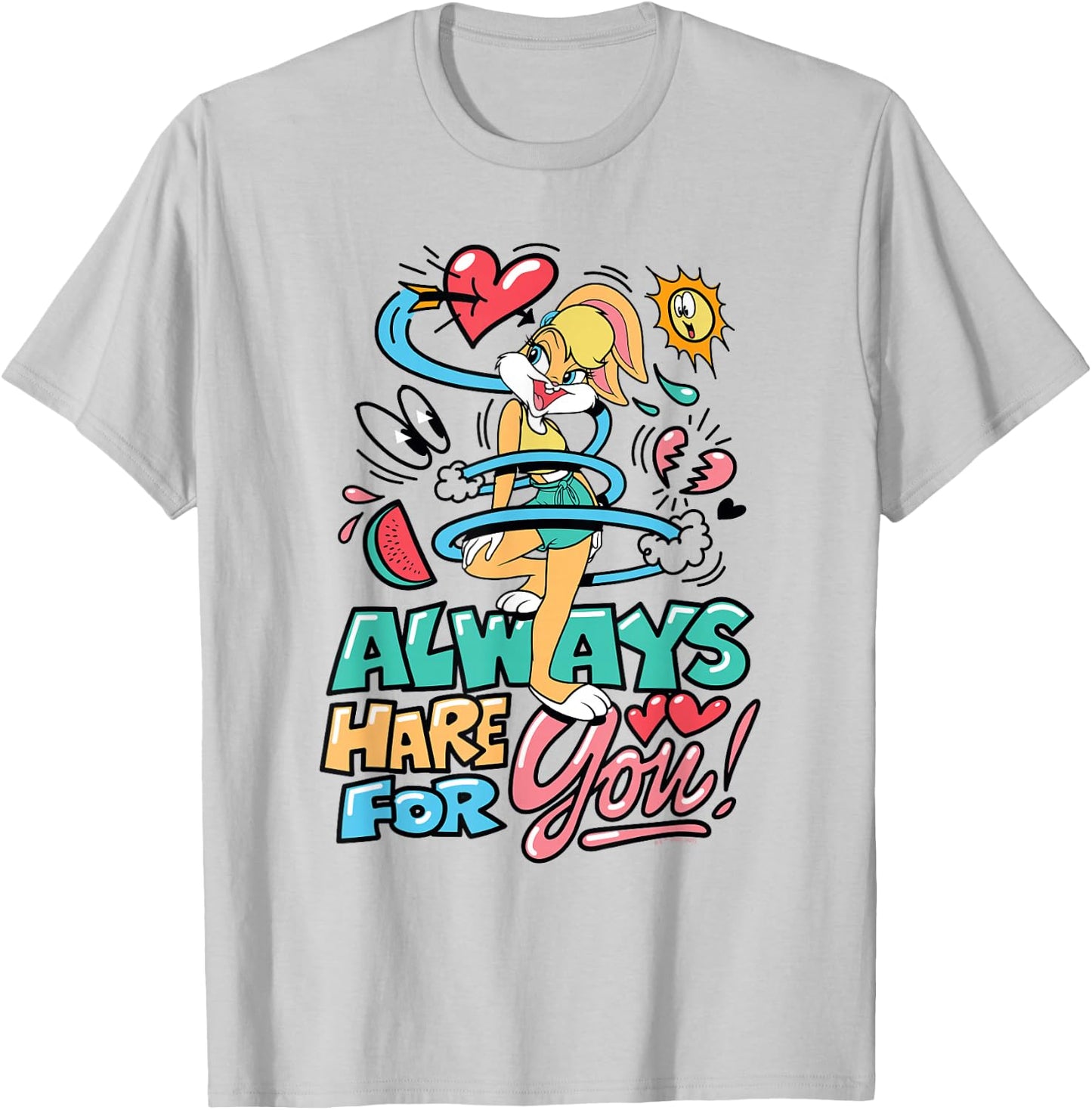 Looney Tunes Lola Bunny Always Hare for You T-Shirt - T-Shirt | Ash