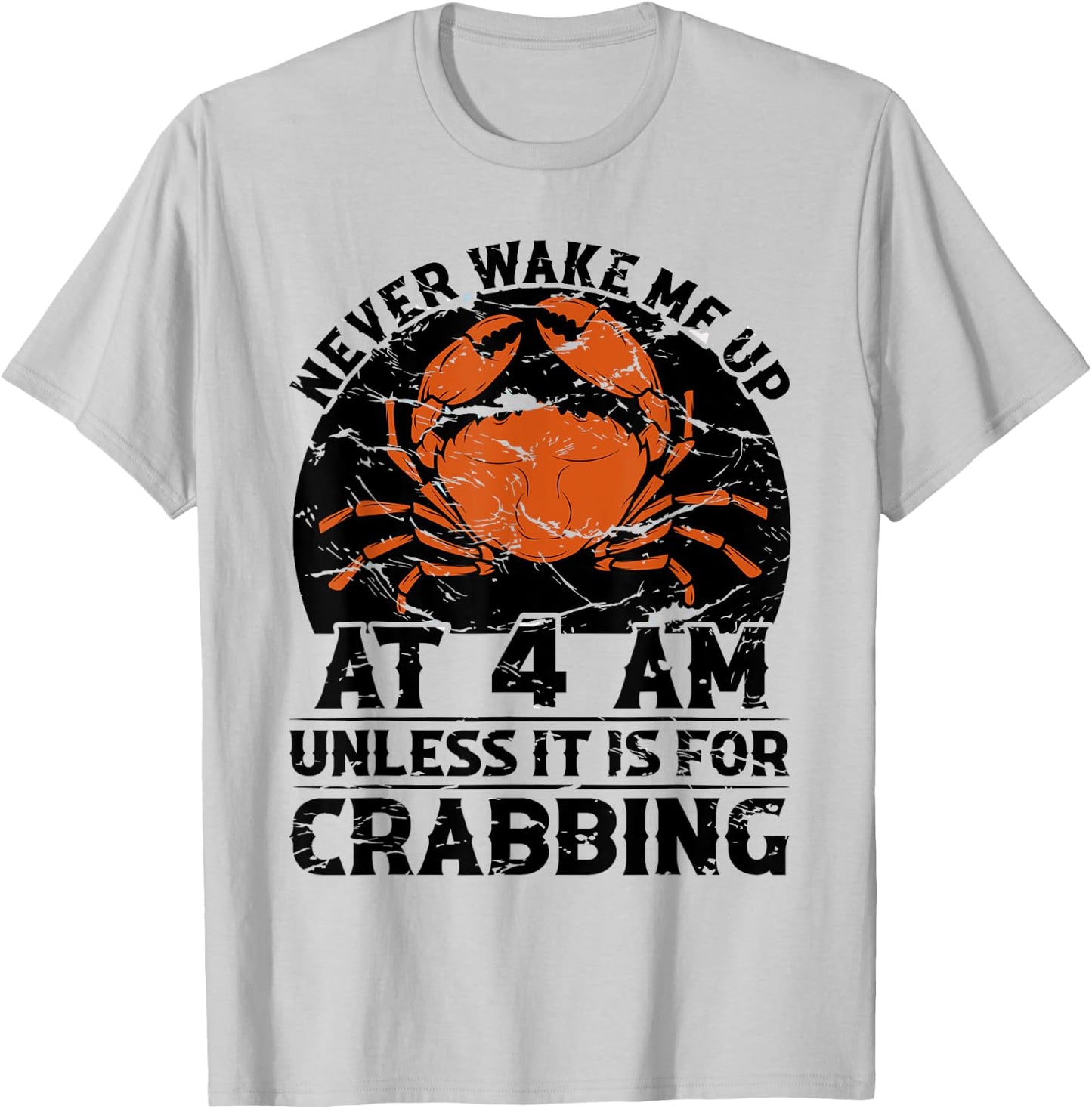 Crabbing Equipment Crabber Supplies Crabbing Gloves Crabbing T-Shirt - T-Shirt | Ash