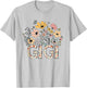 GiGi Wildflower Cute Floral Mother's Day For Grandma Women T-Shirt - T-Shirt | Ash