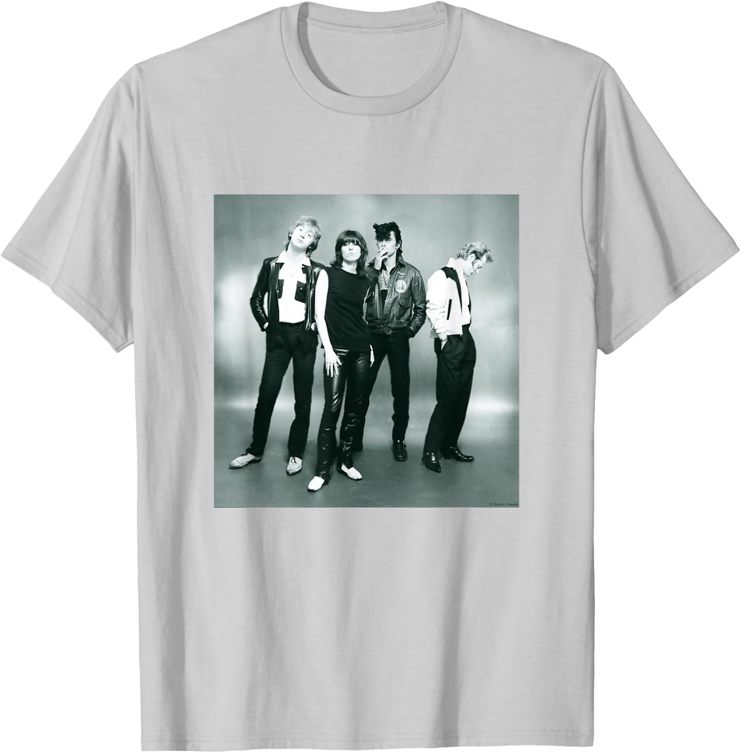 The Pretenders Band Studio Shoot By Simon Fowler T-Shirt - T-Shirt | Ash