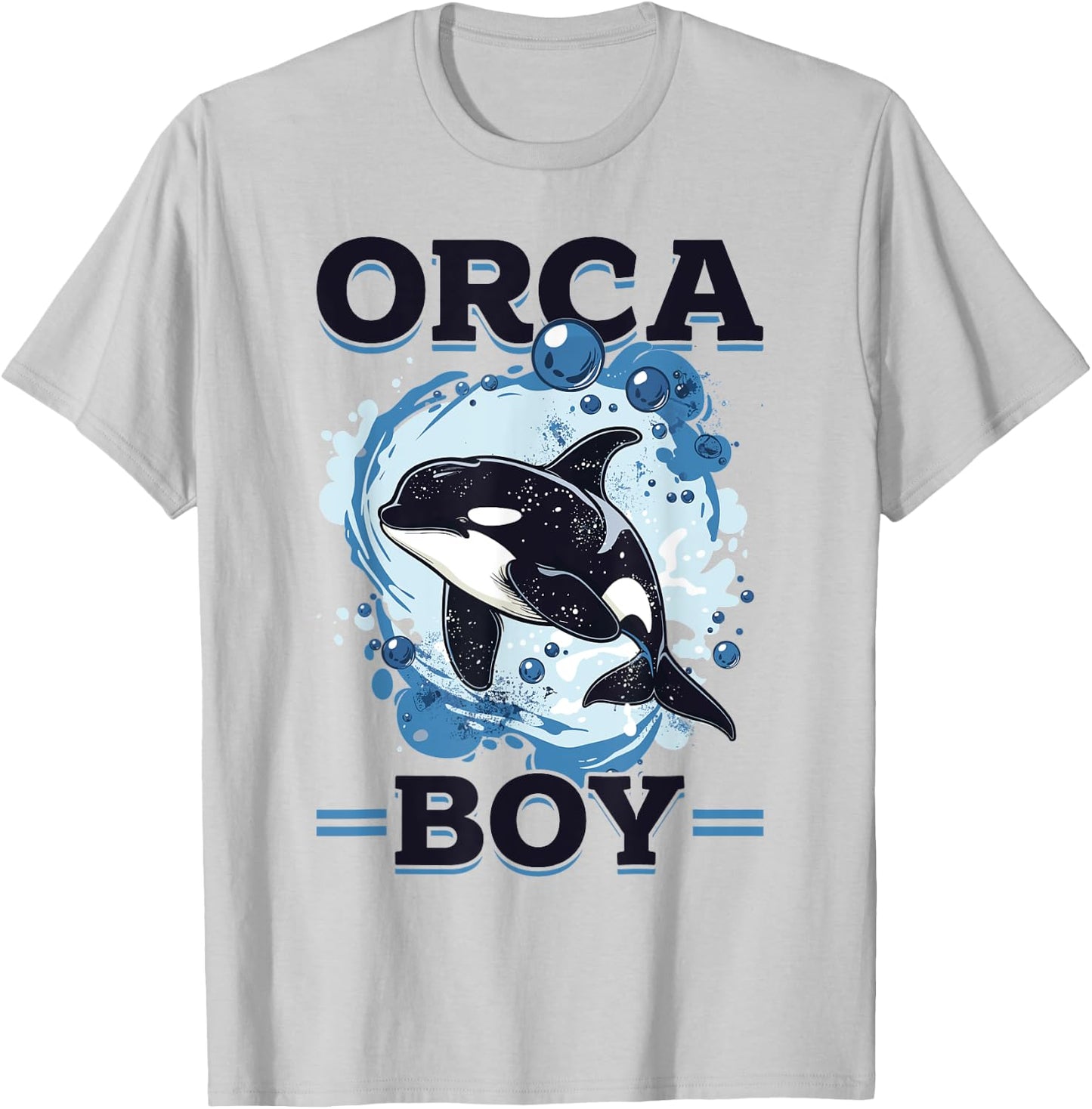 Funny Orca Animal Orca Boy T-Shirt - T-Shirt | Ash