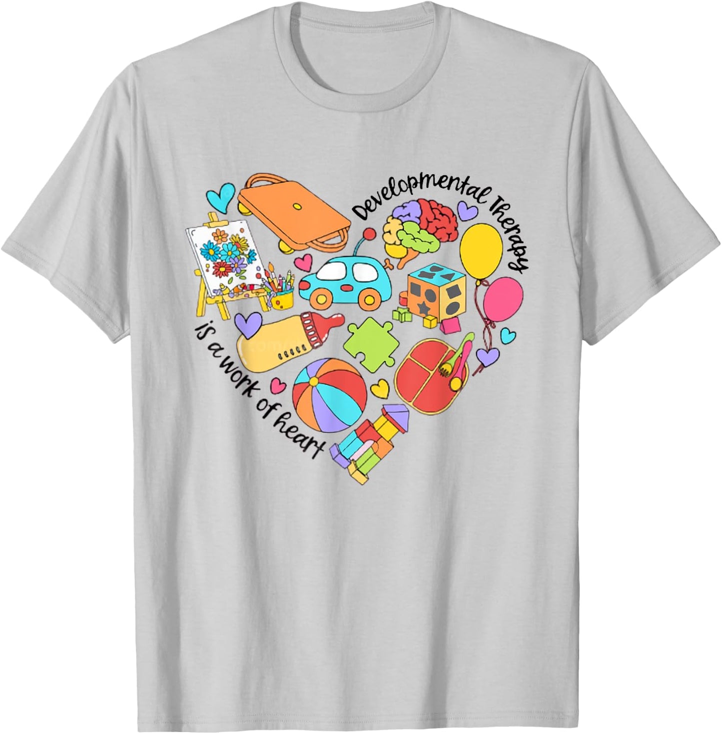 Women Retro Developmental Therapist DT Graduation DDT T-Shirt - T-Shirt | Ash
