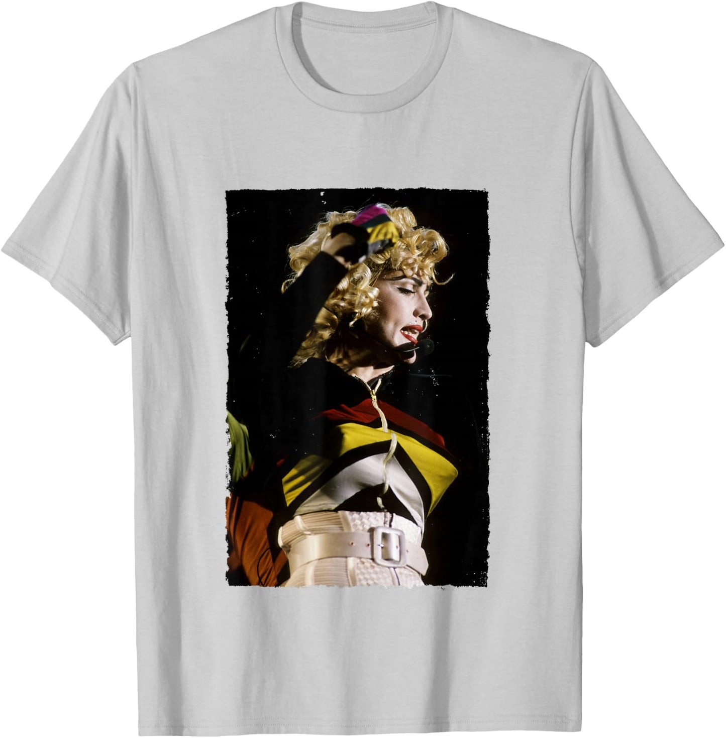 Madonna Blonde Ambition Tour Wembley By Stephen Wright T-Shirt - T-Shirt | Ash