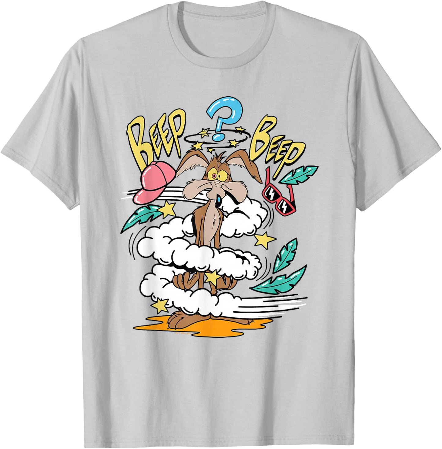 Looney Tunes Wile E. Coyote Beep Beep T-Shirt - T-Shirt | Ash