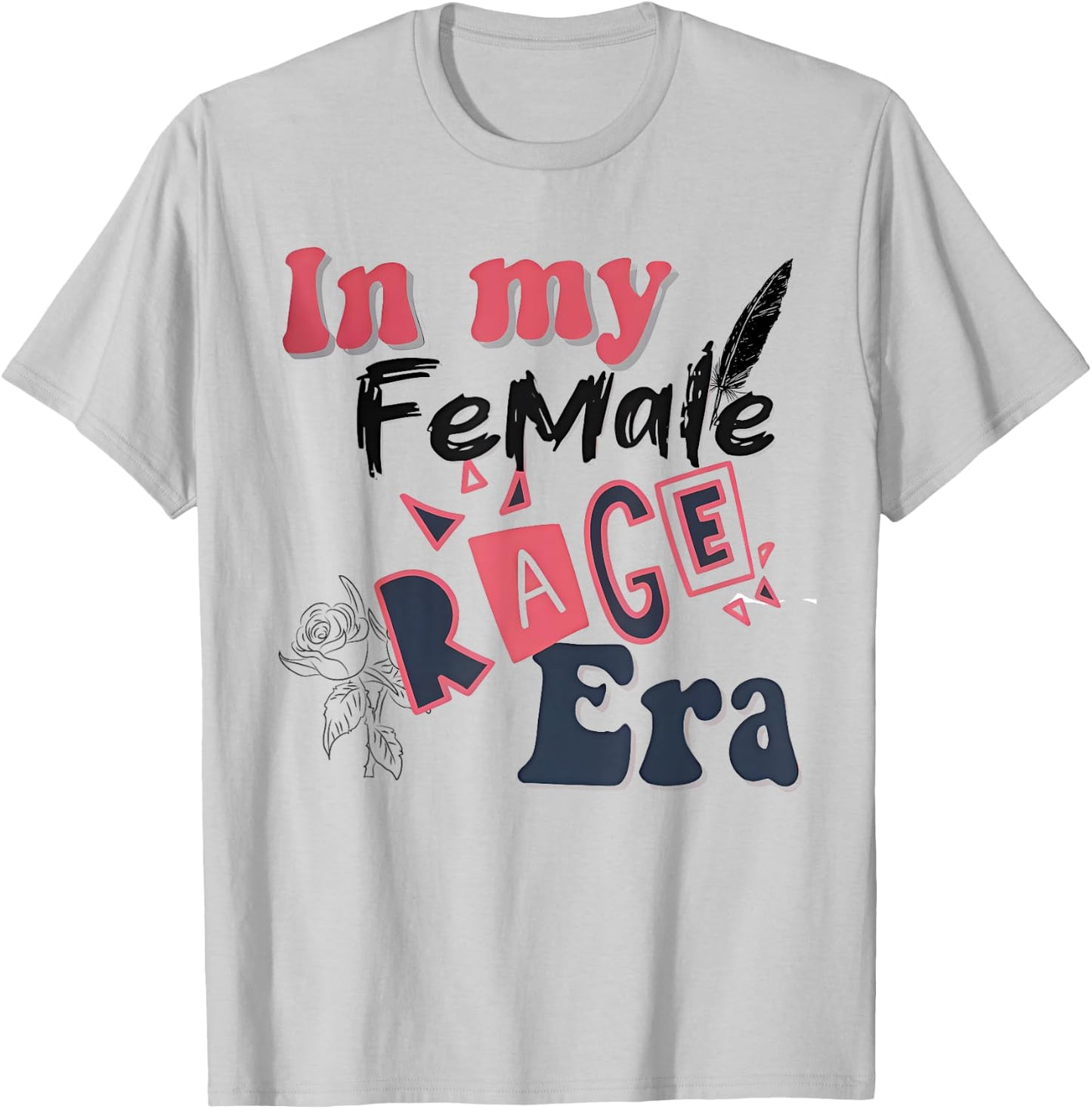Retro In My Female Retro Rage Era Women Kids Meme T-Shirt - T-Shirt | Ash