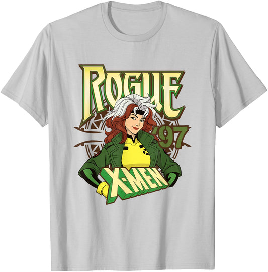 Marvel X-Men '97 Rogue Bust Epic Portrait T-Shirt - T-Shirt | Ash