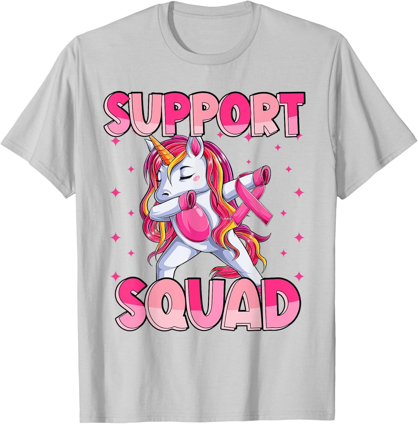 Breast Cancer Awareness Girls Kids, In October We Wear Pink T-Shirt - T-Shirt | Ash