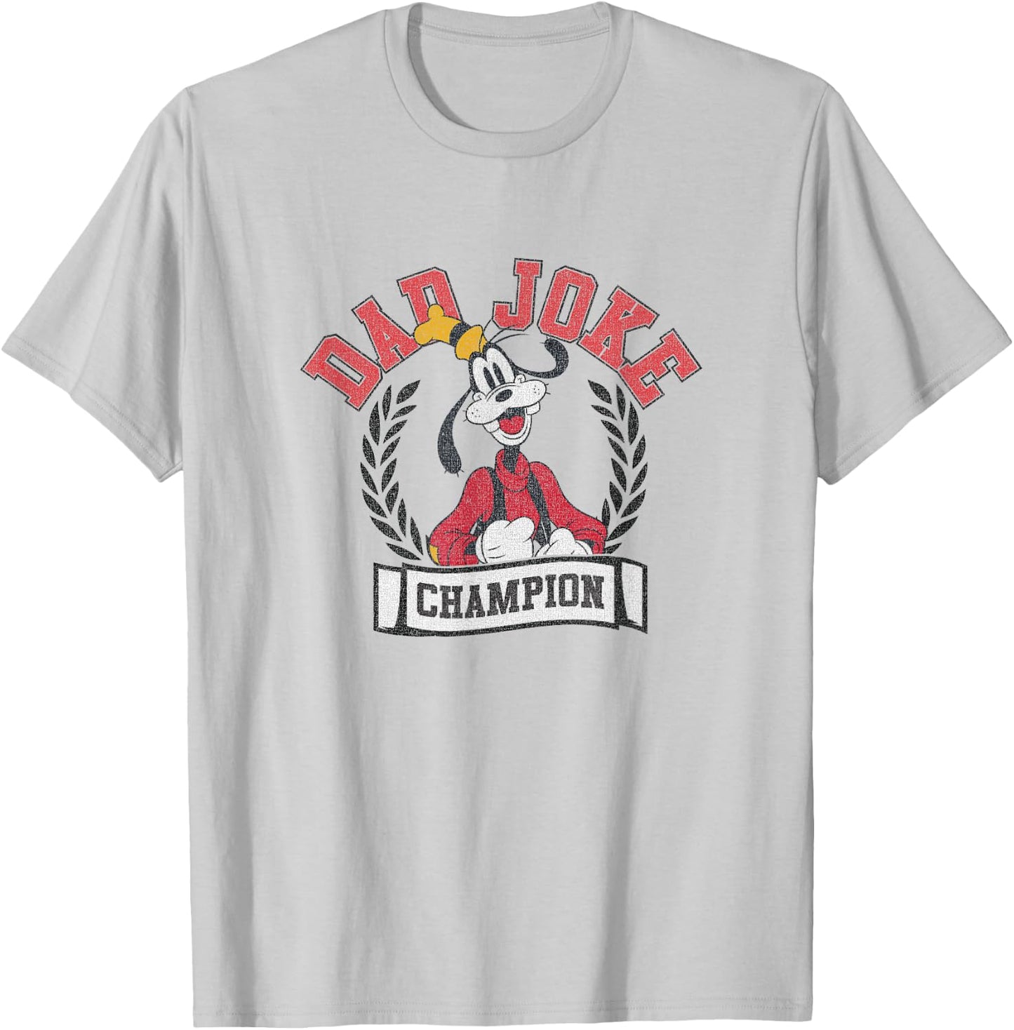 Disney Mickey and Friends Goofy Dad Joke Champ Father's Day T-Shirt - T-Shirt | Ash