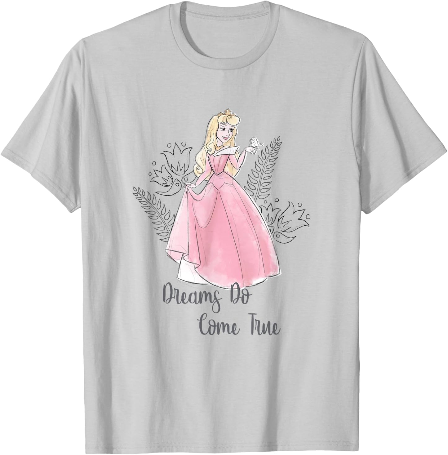 Disney Sleeping Beauty Aurora Princess Dreams Come True T-Shirt - T-Shirt | Ash