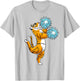 Cheerleading Tiger Cheerleader Cheer Flyer T-Shirt - T-Shirt | Ash