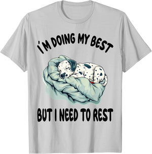 Dalmatian Official Sleepshirt Pajamas Nightgown T-Shirt - T-Shirt | Ash