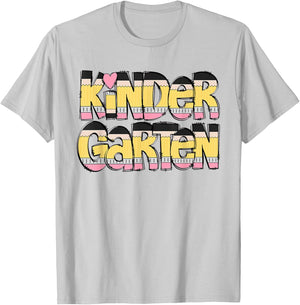Kindergarten Pencil First Day Of School Teacher Toddler Kids T-Shirt - T-Shirt | Ash