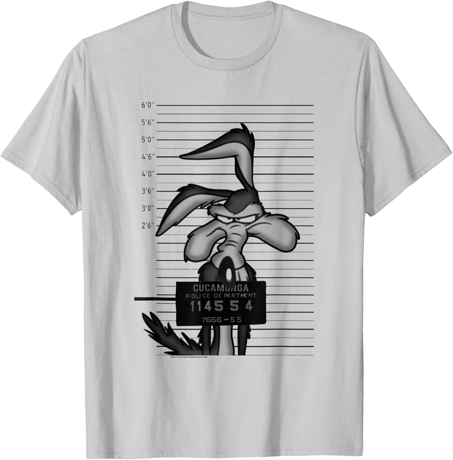 Looney Tunes Wile E. Coyote Busted T-Shirt - T-Shirt | Ash