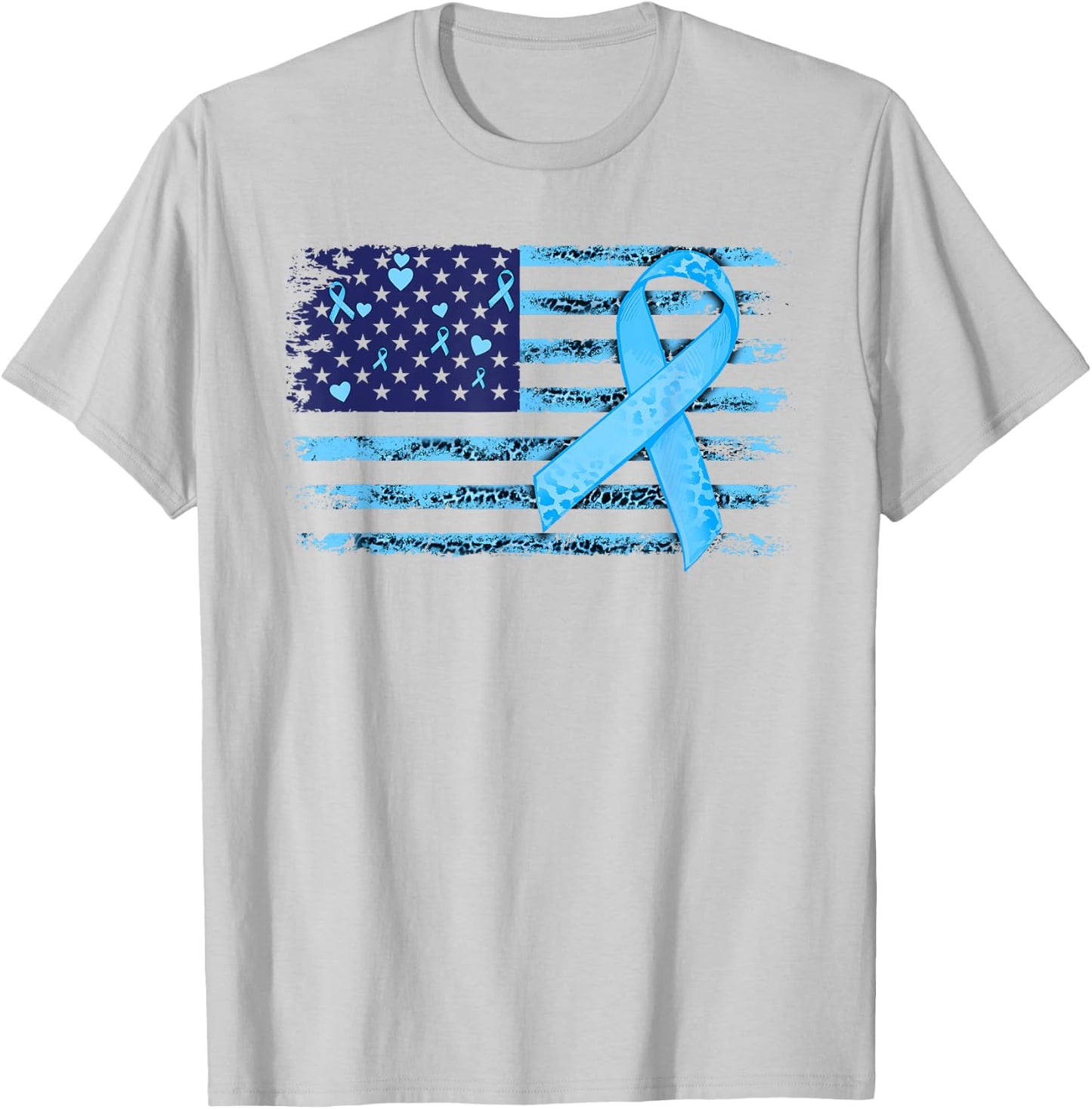 Prostate Cancer Awareness T-Shirt - T-Shirt | Ash