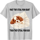 Cavalier King Charles Spaniel Sleeping Pajamas Nightgown T-Shirt - T-Shirt | Ash