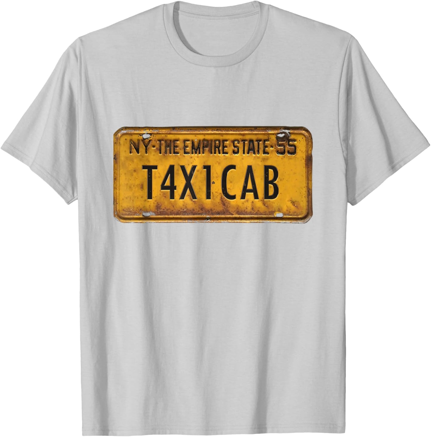 taxi cab License Number costume T-Shirt - T-Shirt | Ash