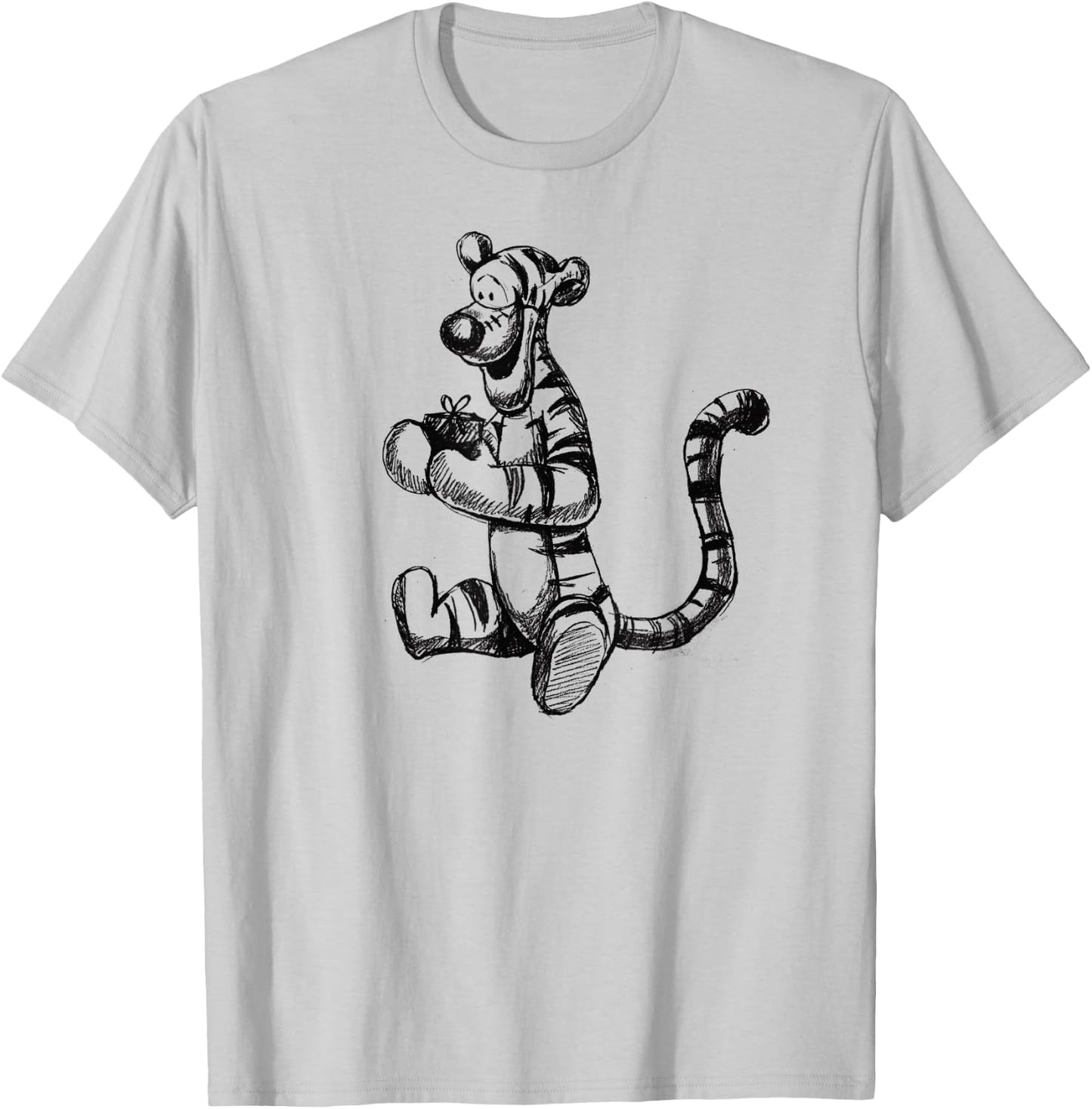 Winnie the Pooh - Tigger Sketch T-Shirt - T-Shirt | Ash