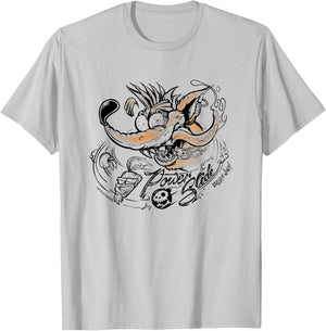 Crash Bandicoot Power Slide Crazy Crash To Win Chest Logo T-Shirt - T-Shirt | Ash