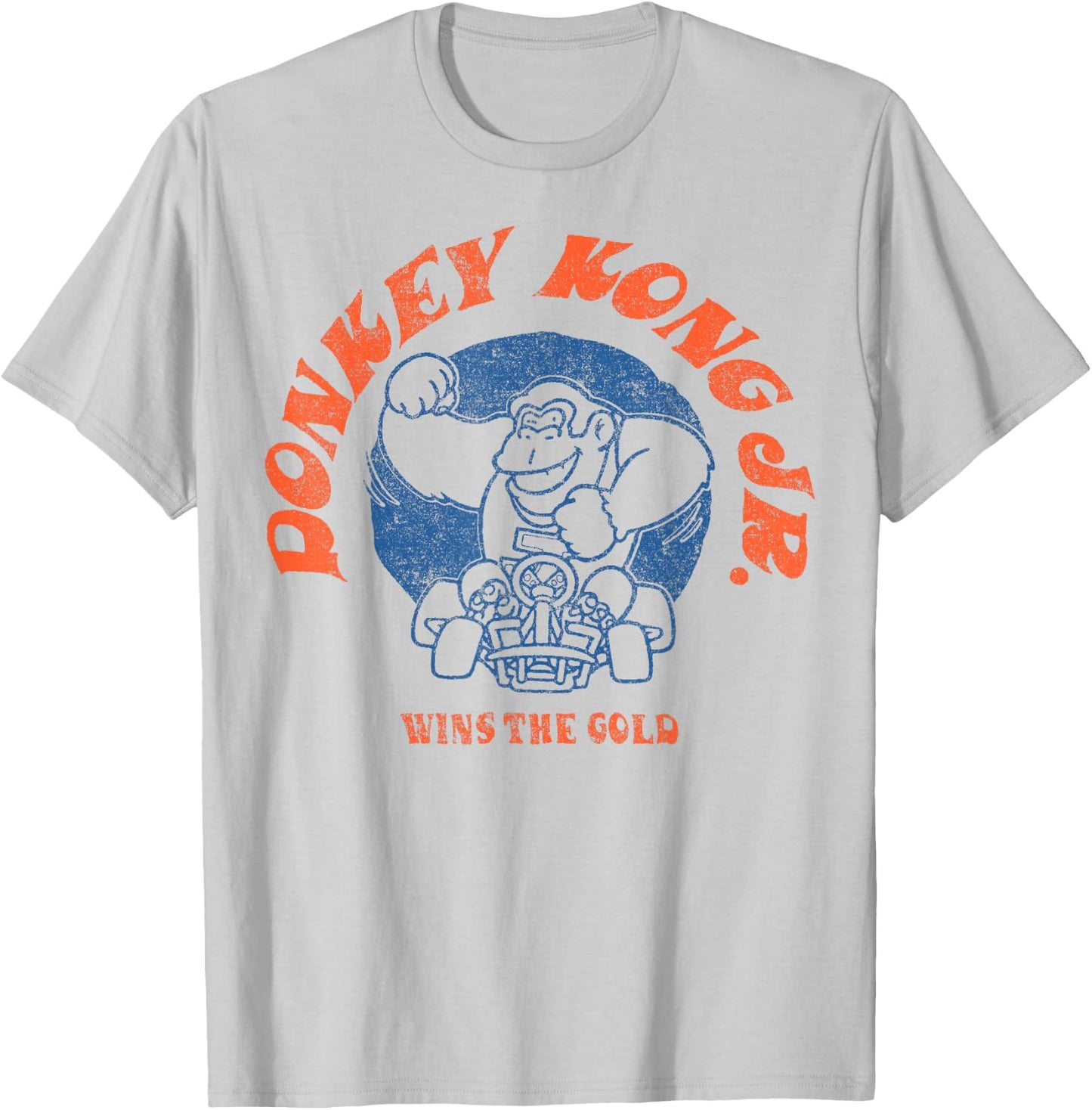 Mario Kart Donkey Kong Jr. Wins The Gold T-Shirt - T-Shirt | Ash