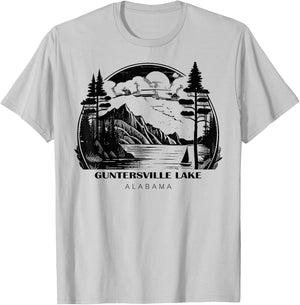 Guntersville Lake Alabama T-Shirt - T-Shirt | Ash