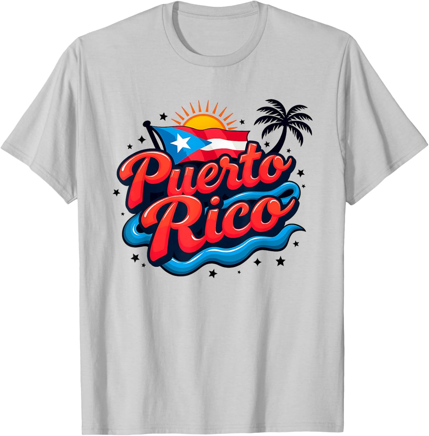 Puerto Rico Flag Vacation Boricua Puerto Rican Women T-Shirt - T-Shirt | Ash