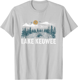 Lake Keowee South Carolina T-Shirt - T-Shirt | Ash