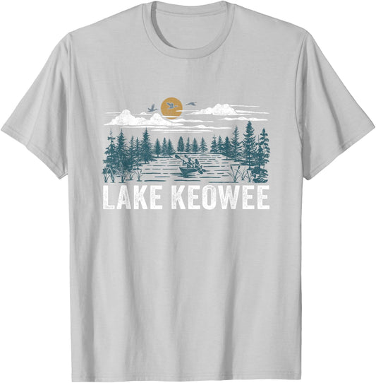 Lake Keowee South Carolina T-Shirt - T-Shirt | Ash