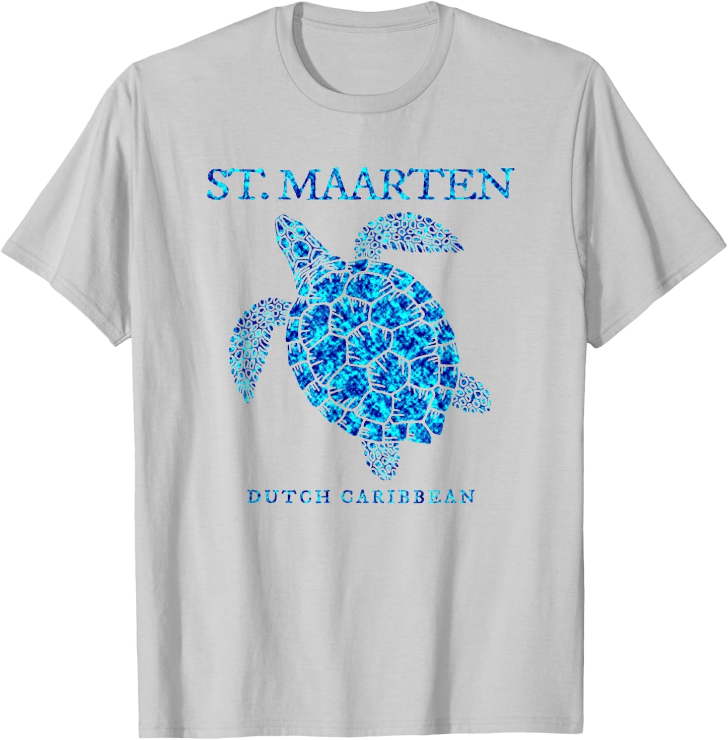 St. Maarten Sea Turtle Boys Girls Vacation Souvenir T-Shirt - T-Shirt | Ash