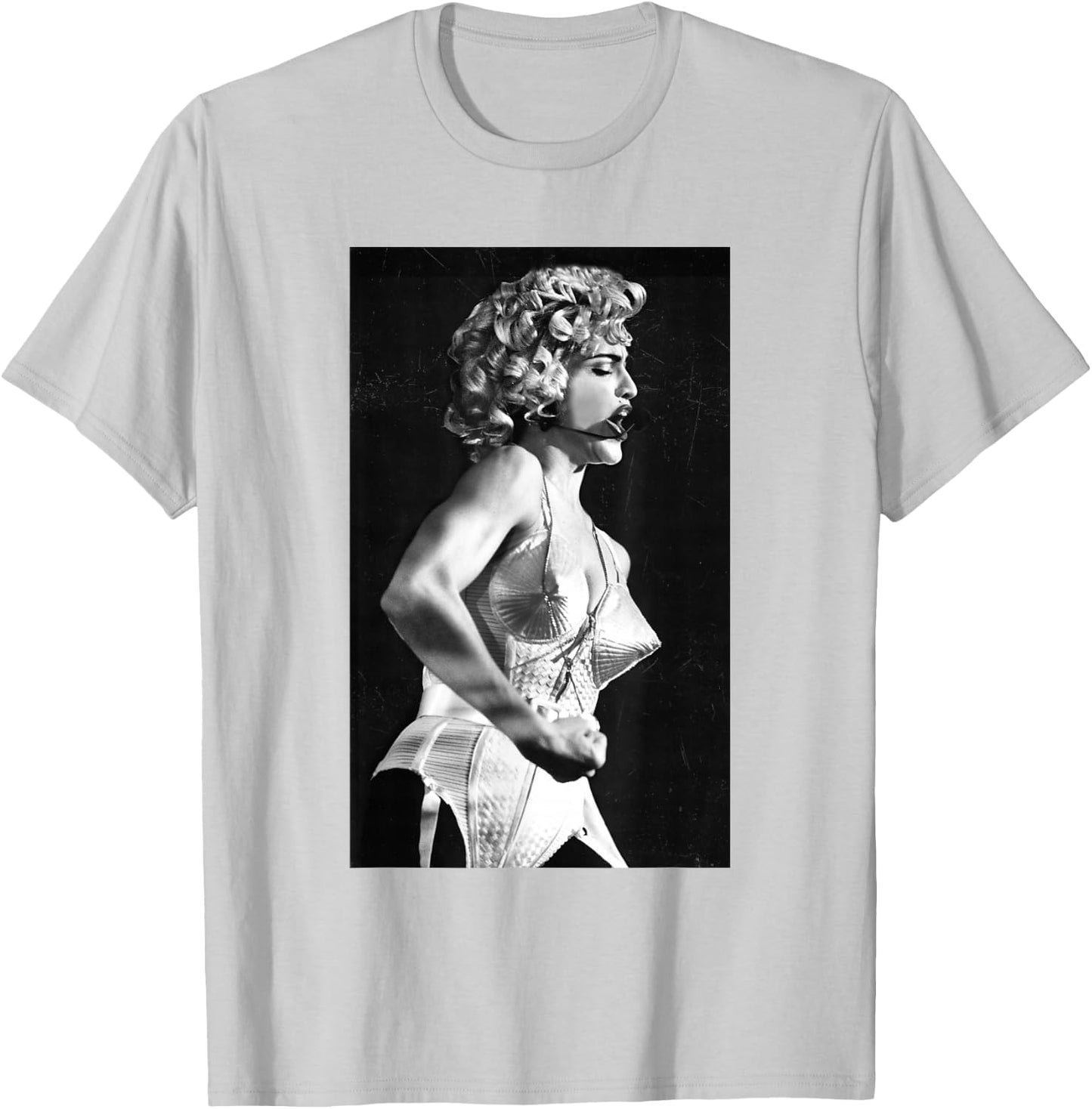 Madonna Singing Live Blonde Ambition By Stephen Wright T-Shirt - T-Shirt | Ash