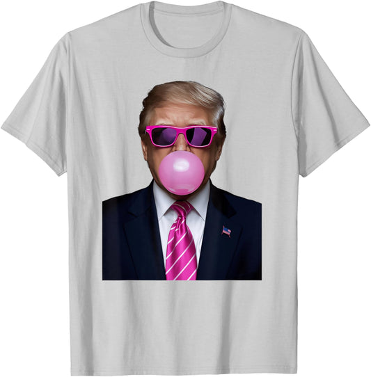 Funny Trump Daddys Home White House Shirt - Adults - White - Short Sleeve - - Cartoon Bubble Theme - Classic Fit - Polyester 100% T-Shirt - T-Shirt | Ash