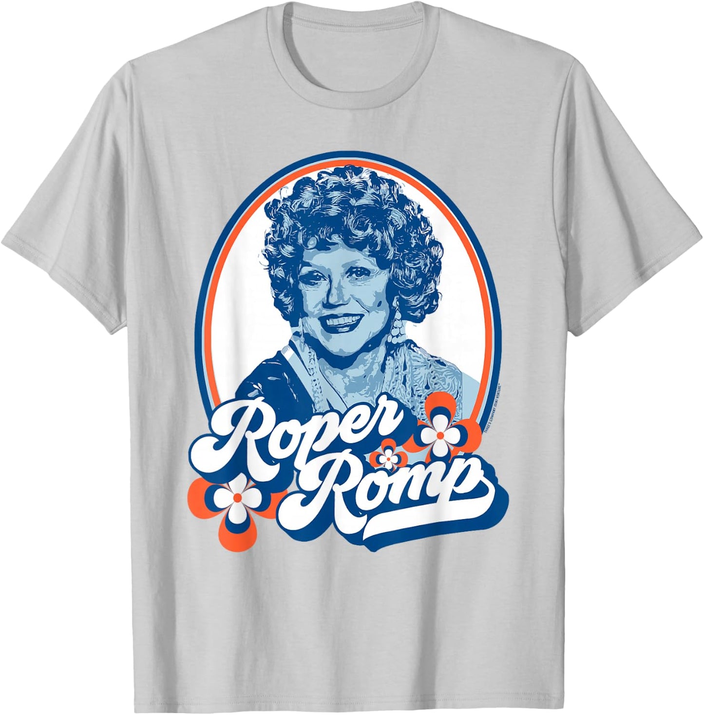 Roper Romp! Mrs. Helen Roper Three's Company Retro T-Shirt - T-Shirt | Ash