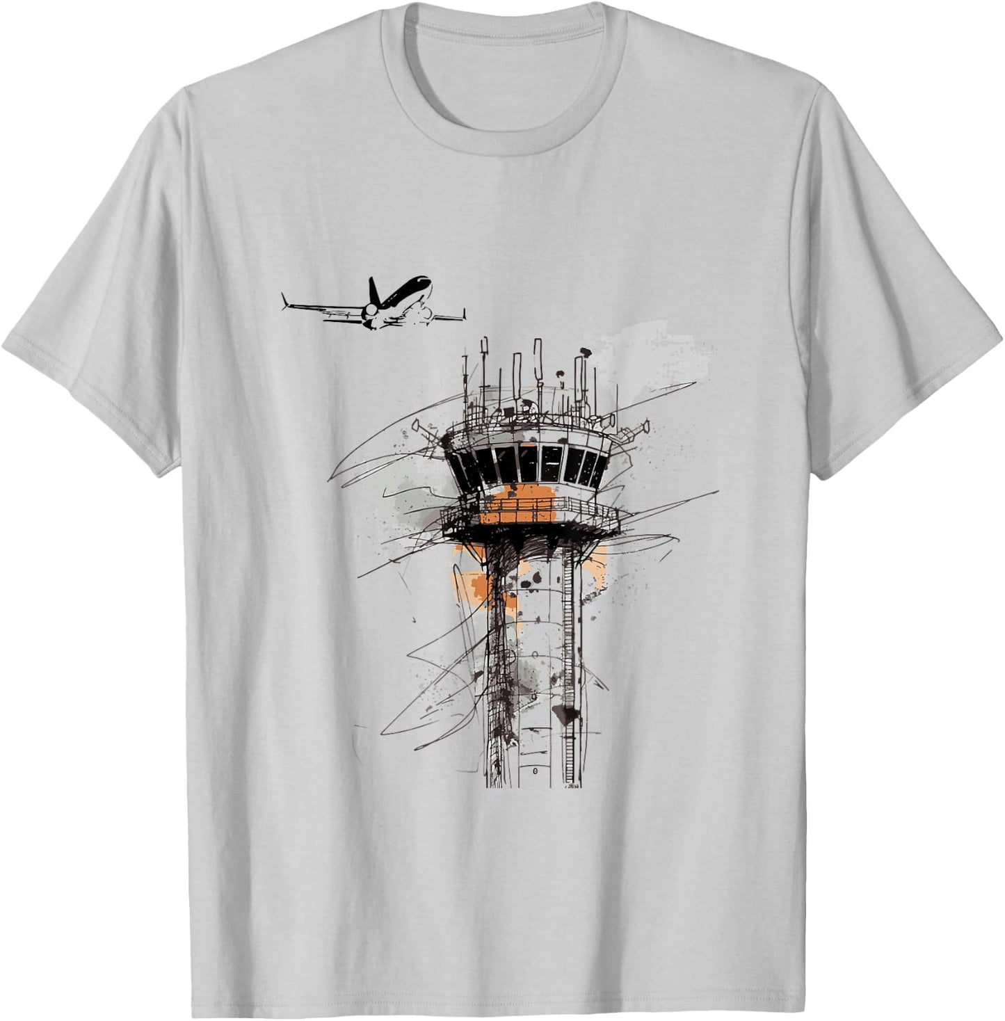 Vintage Air Traffic Controller T-Shirt - T-Shirt | Ash