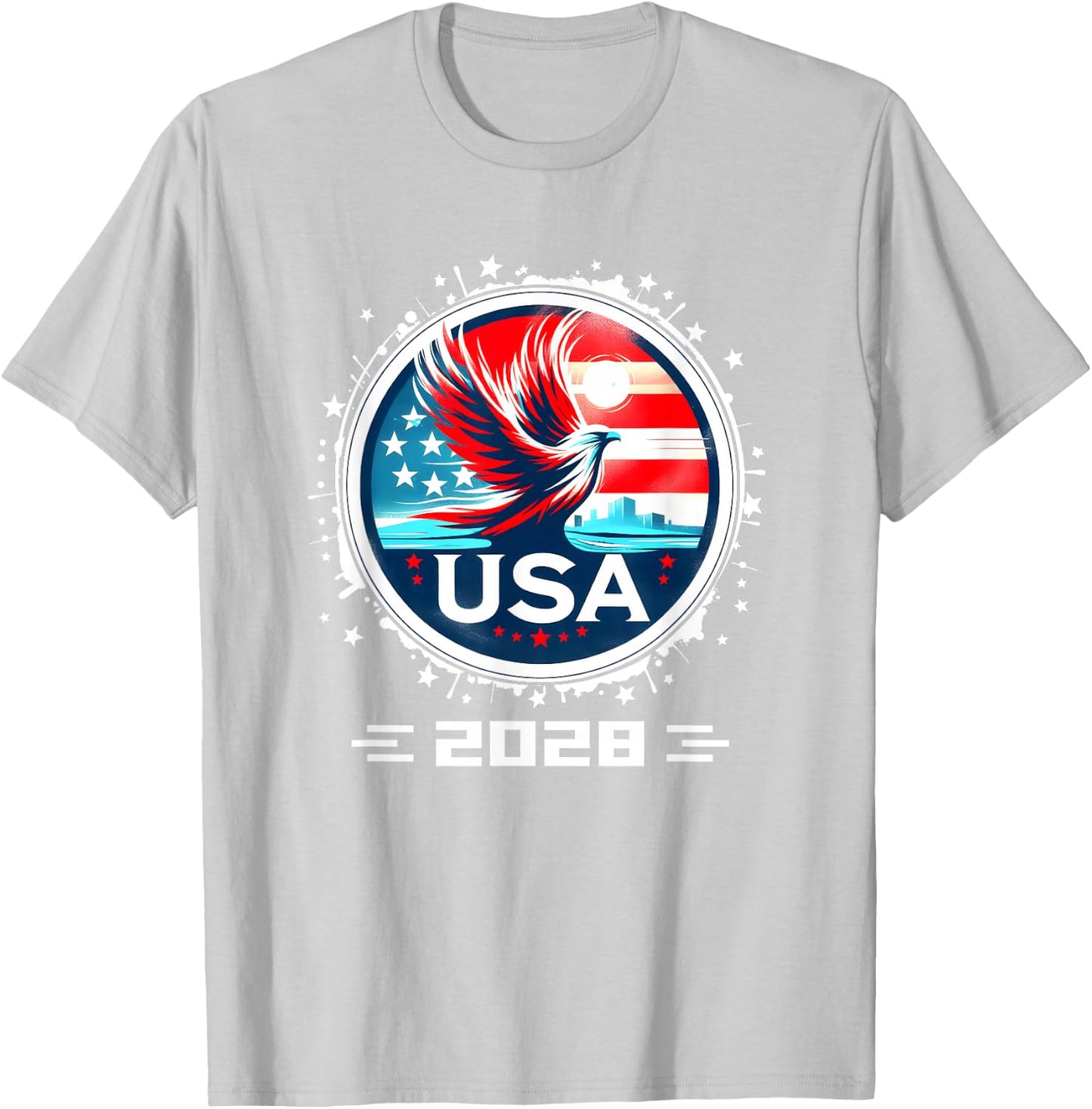 USA 2028 Go United States Sport USA Team 2028 USA T-Shirt - T-Shirt | Ash
