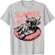 Summer Vibes Cute Sunglasses Cow Float Swimming T-Shirt - T-Shirt | Ash