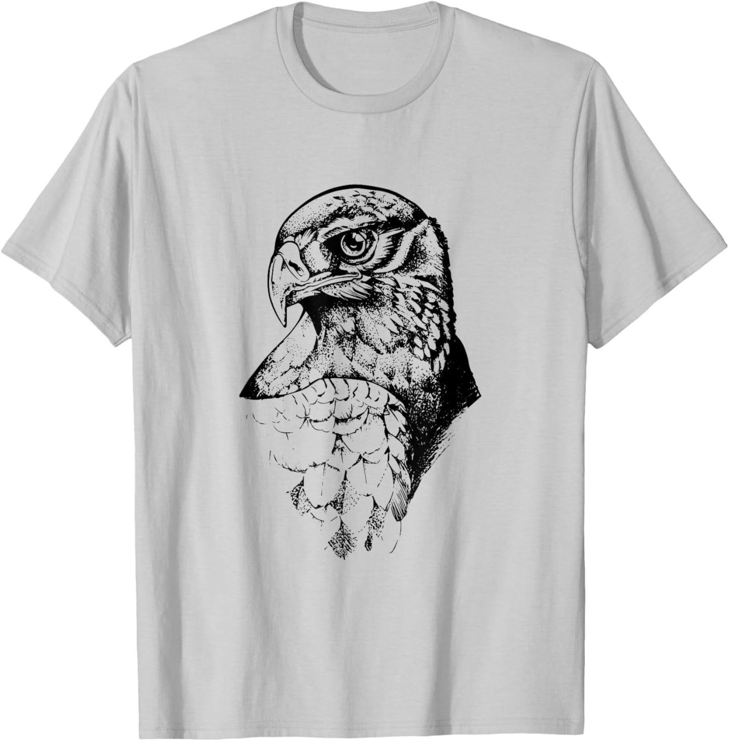 Red-Tailed Hawk Shirt T-Shirt - T-Shirt | Ash