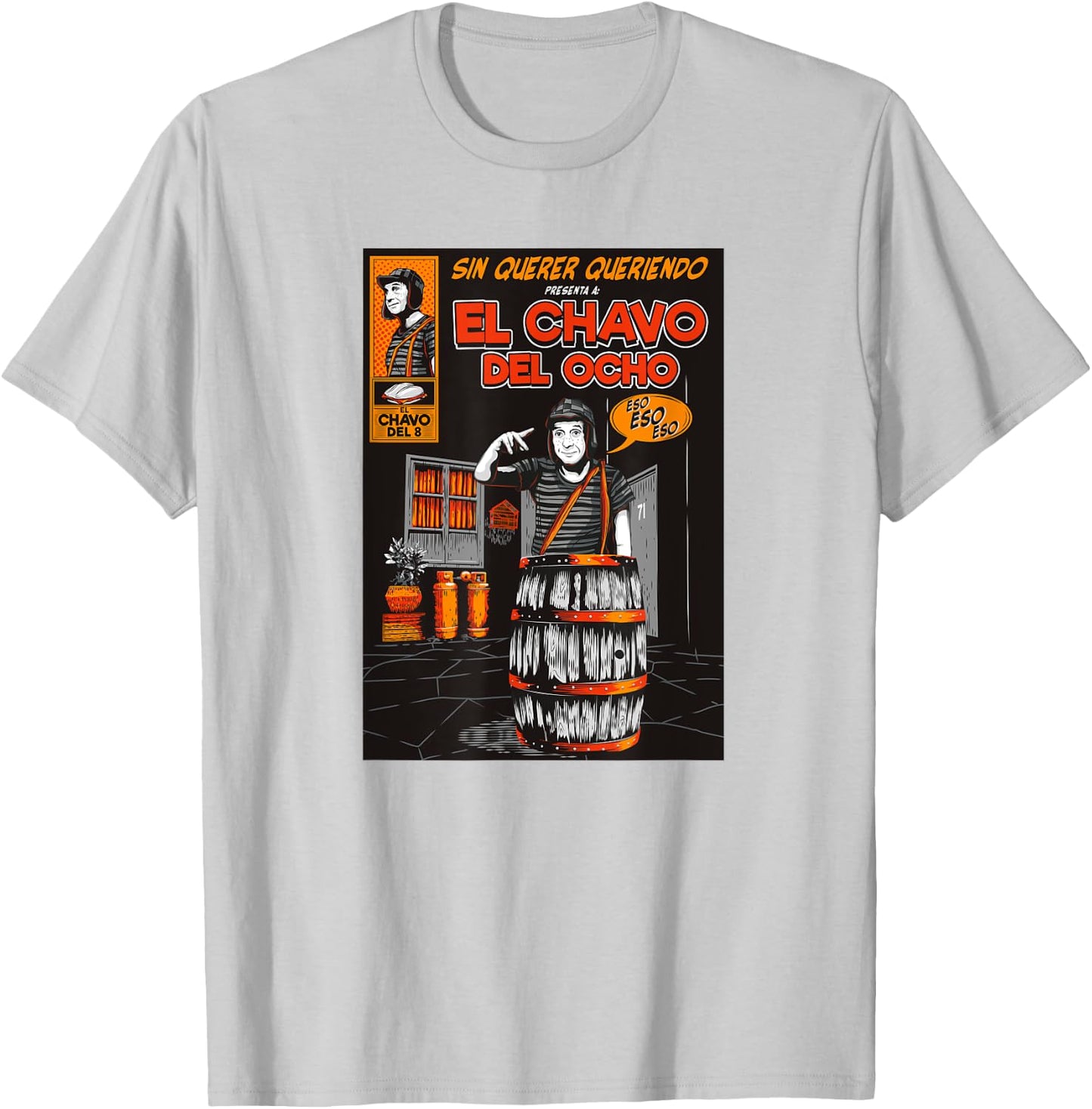 El Chavo - Colorful Desings for Kids, Teen, Women & Men T-Shirt - T-Shirt | Ash