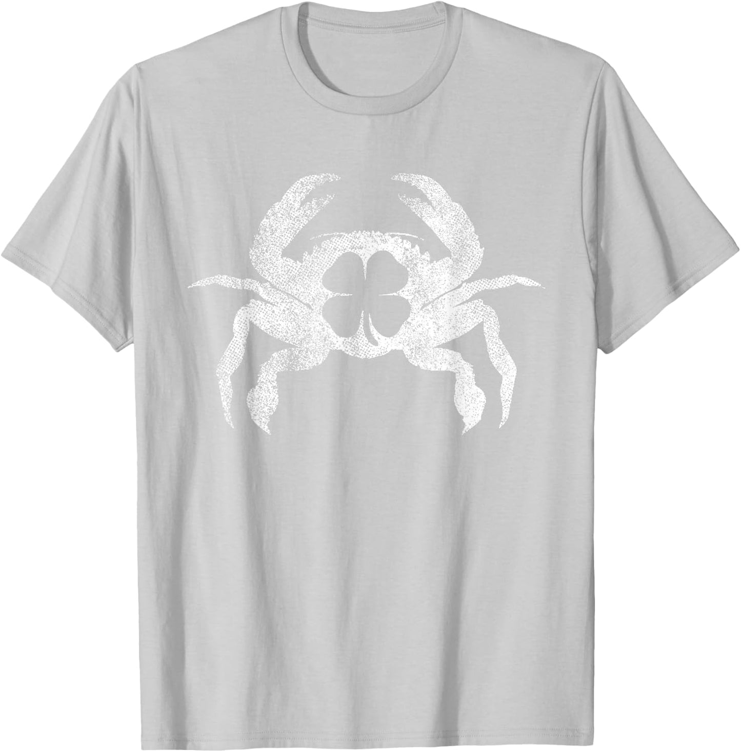 St. Patrick's Day Shamrock Crab Fisherman Irish Crabber T-Shirt - T-Shirt | Ash