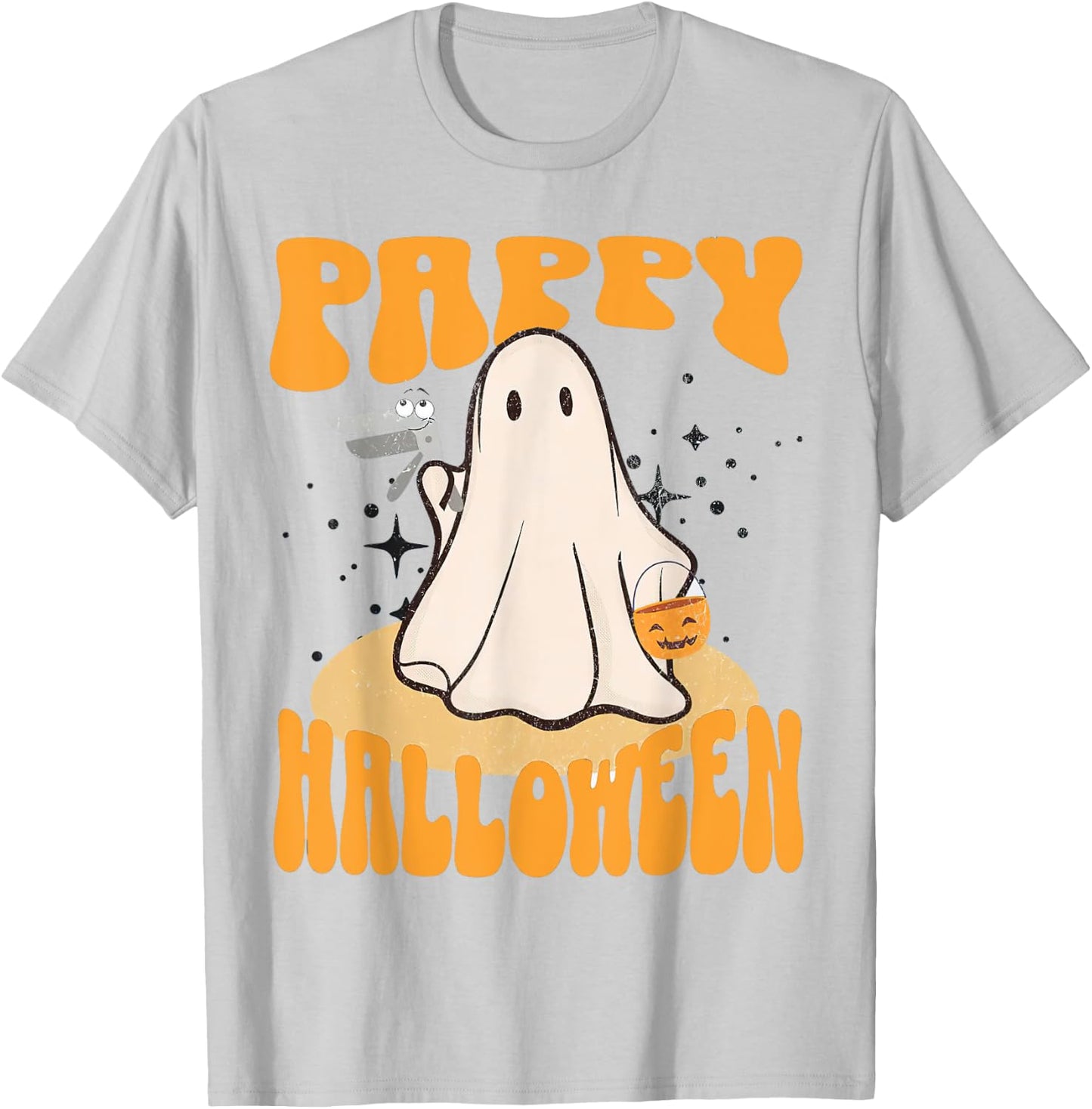 Halloween OBGYN Nurse, Pappy Halloween Ghost With Speculum T-Shirt - T-Shirt | Ash