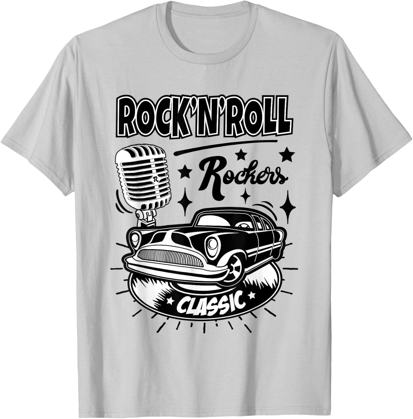 1950s Sock Hop Women Men Rockabilly 50s Costume Doo Wop 60s T-Shirt - T-Shirt | Ash