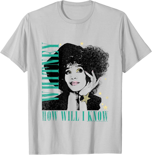 Whitney Houston How Will I Know T-Shirt - T-Shirt | Ash