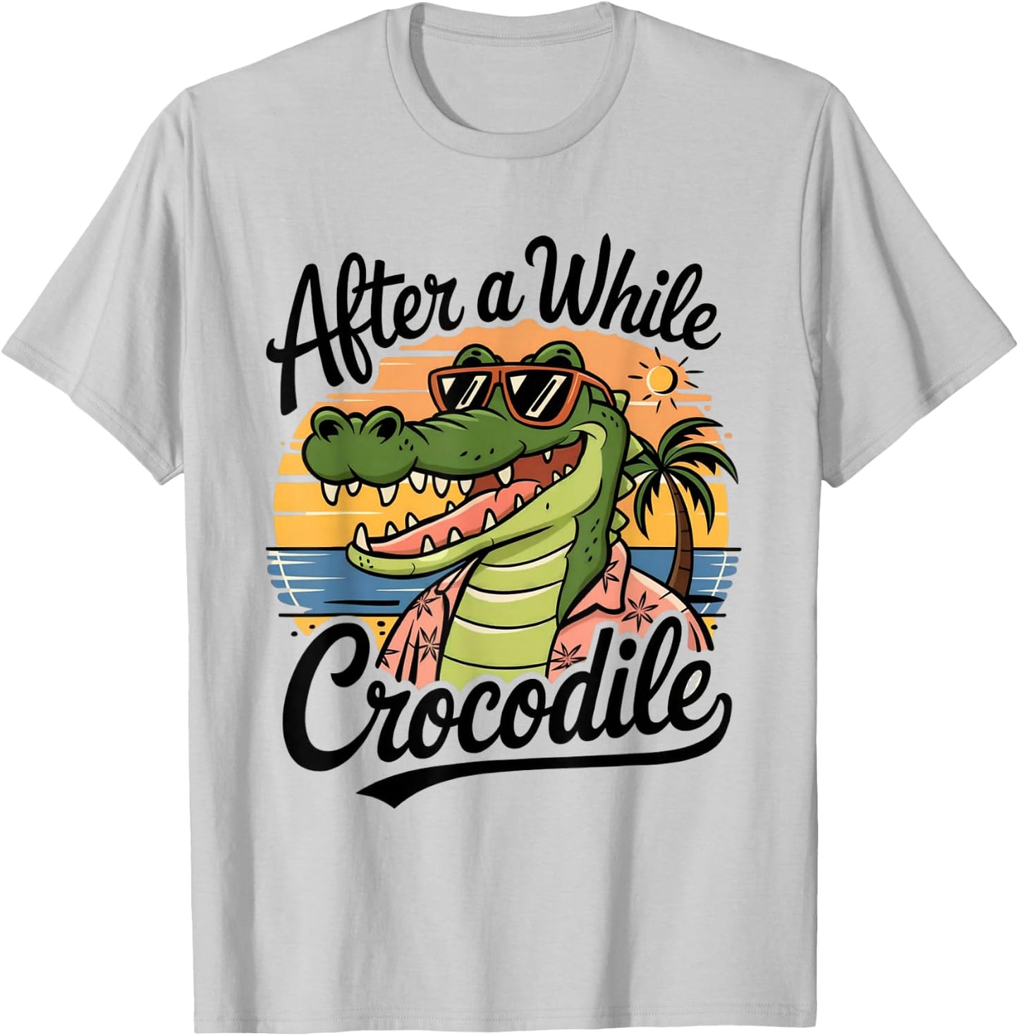 After A While Crocodile T-Shirt - T-Shirt | Ash