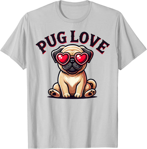 Pug Love Cute Puppy Dog Lover Men Women Girls Kids