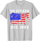 Proud US Citizen Est. Since 1983 For New American USA T-Shirt - T-Shirt | Ash