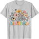 Wildflower Grandma Grandmother Announcement Mothers Day T-Shirt - T-Shirt | Ash