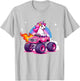 Monster Truck Unicorn Birthday Party Monster Truck Girl T-Shirt - T-Shirt | Ash