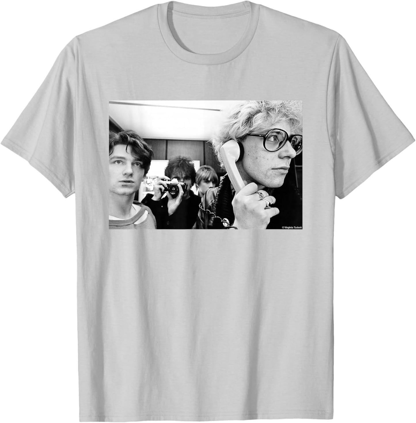 U2 Band Photo 1980 by Virginia Turbett T-Shirt - T-Shirt | Ash