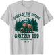 Grizzly 399 Queen of the Tetons National Park Wildlife T-Shirt - T-Shirt | Ash