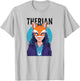 Therian Fox Mask Cute Fox Therian Stuff T-Shirt - T-Shirt | Ash