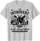 The Introvert Social Club Bigfoot Mothman Alien Creature T-Shirt - T-Shirt | Ash