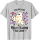 Feeling Cute Might Haunt You Later Halloween Pumpkin T-Shirt - T-Shirt | Ash